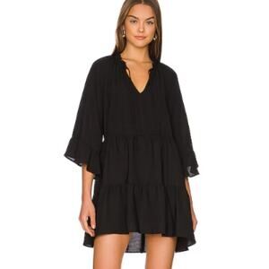 Show Me Your Mumu x Revolve Viola Mini Dress in Black. Size Small